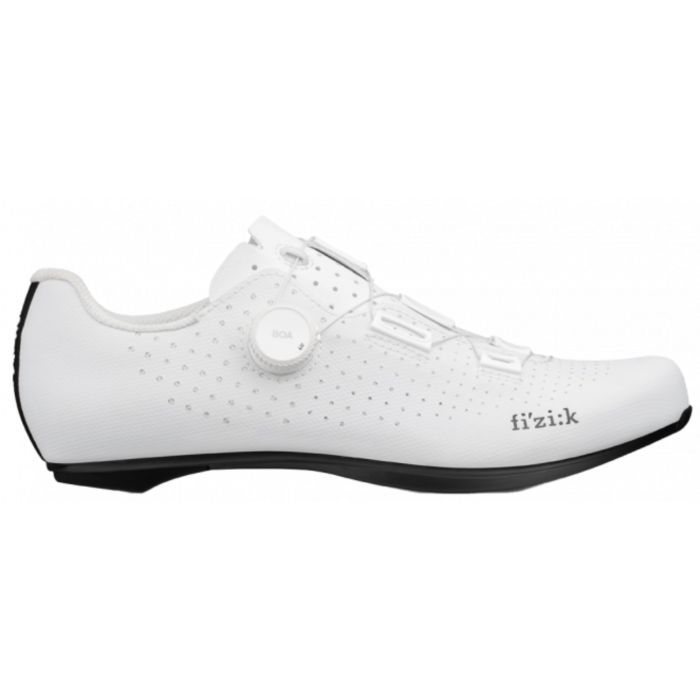 Tweeks Cycles Fizik Tempo Decos Road Shoes - White, 45 | Clearance section. 365 day returns, 0% finance & FREE delivery over £50