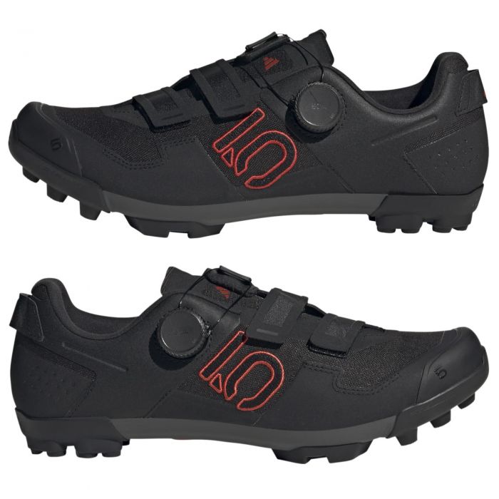 Image of Five Ten Kestrel Boa MTB Shoes - Core Black / Grey Six / Grey Four, 10