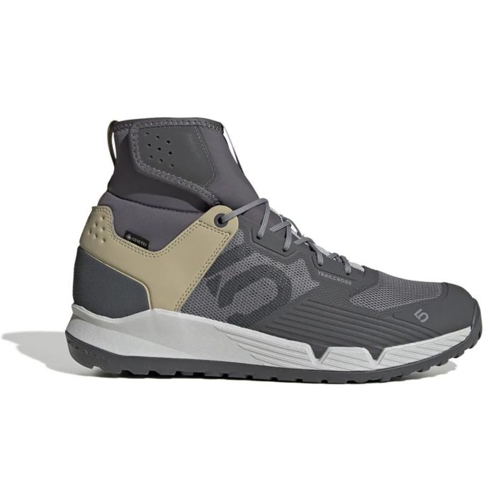 Tweeks Cycles Five Ten Trailcross GTX Gore-Tex MTB Shoes - Grey Five / Grey Three / Bronze Strata, 12 | Clearance section. 365 day returns, 0% finance & FREE delivery over £50