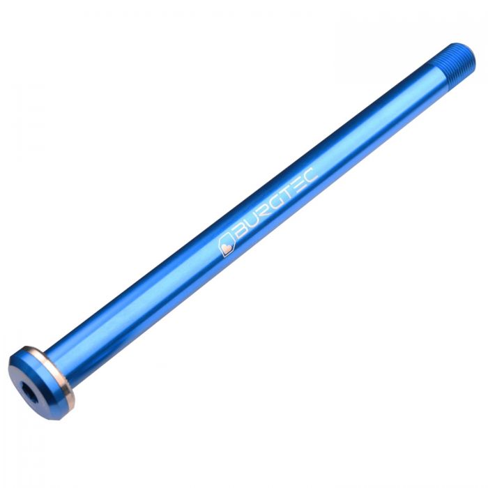 Image of Burgtec Rockshox Fork Axle - Deep Blue, 110 x 15mm Boost