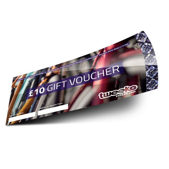 Image of Tweeks Cycles Gift Vouchers 10 Pound Gift Voucher