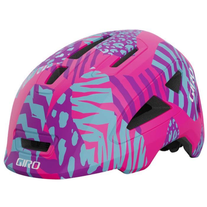 Tweeks Cycles Giro Scamp II Helmet - Matte Pink Animal | Clearance section. 365 day returns, 0% finance & FREE delivery over £50