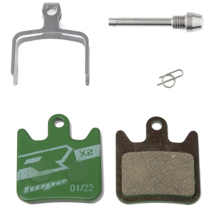 Image of Hope Technology X2 Brake Pads - Racing Organic Grade Green