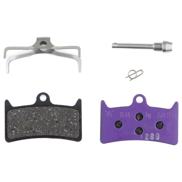 Image of Hope Technology V4 Brake Pads - E-Bike Organic Grade Purple