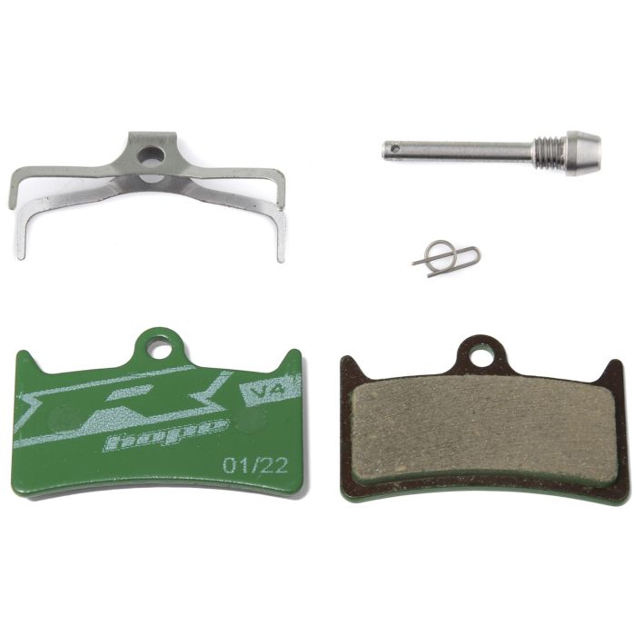 Image of Hope Technology V4 Brake Pads - Racing Organic Grade Green