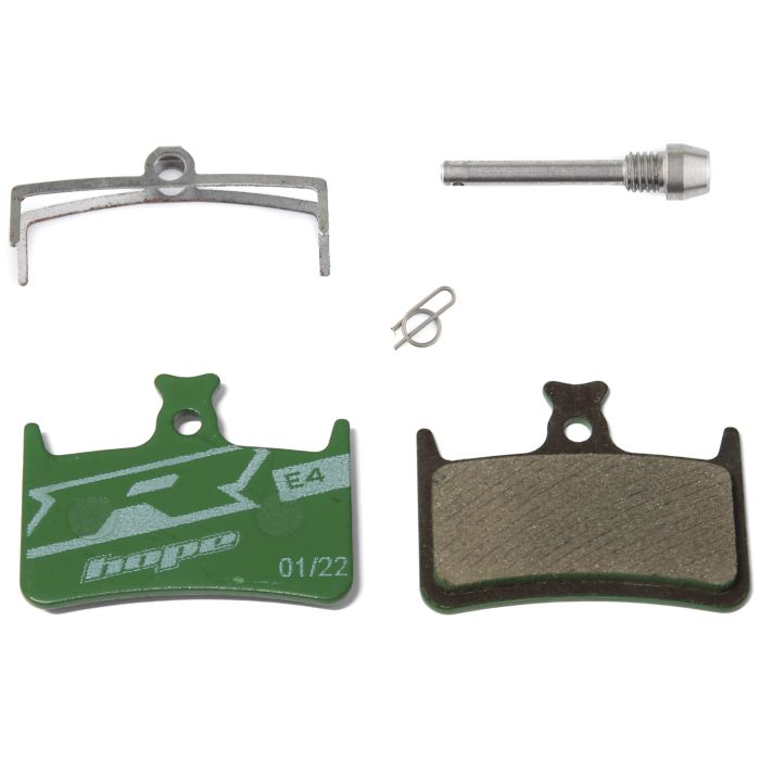 Image of Hope Technology E4/RX4 Brake Pads - Racing Organic Grade Green