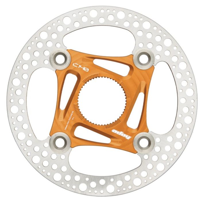 Image of Hope Technology RX Road Centrelock Floating Disc Rotor - 140mmOrange