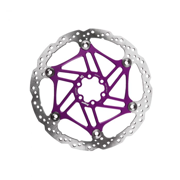 Tweeks Cycles Hope Technology V4 Vented Floating Rotor - 203mmPurple | Clearance section. 365 day returns, 0% finance & FREE delivery over £50