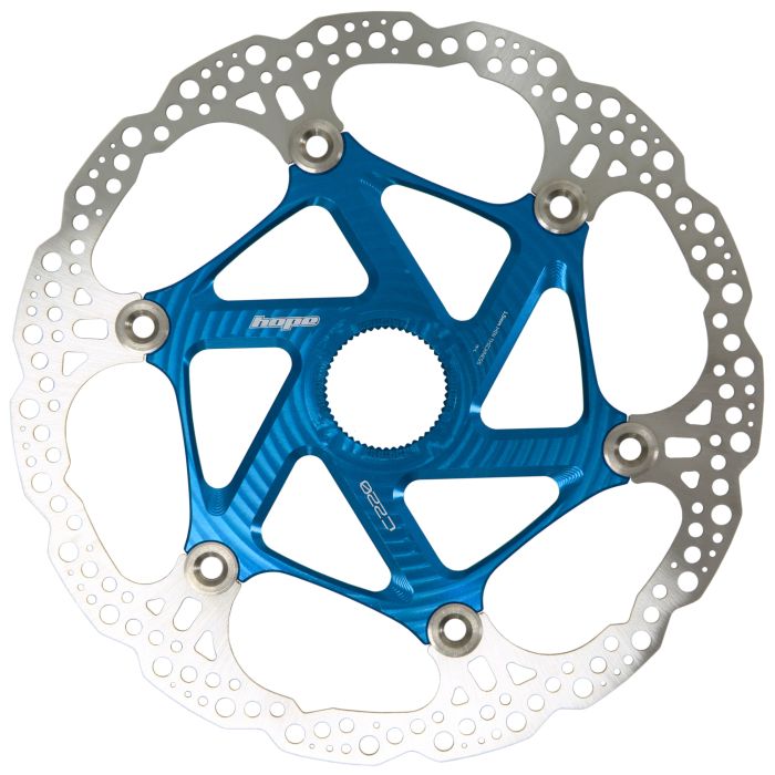 Image of Hope Technology MTB Centre Lock Floating Rotor - 220mmBlue