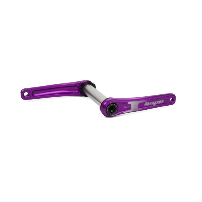 Image of Hope Technology EVO Crankset - Spiderless - Purple68/73mm175mm