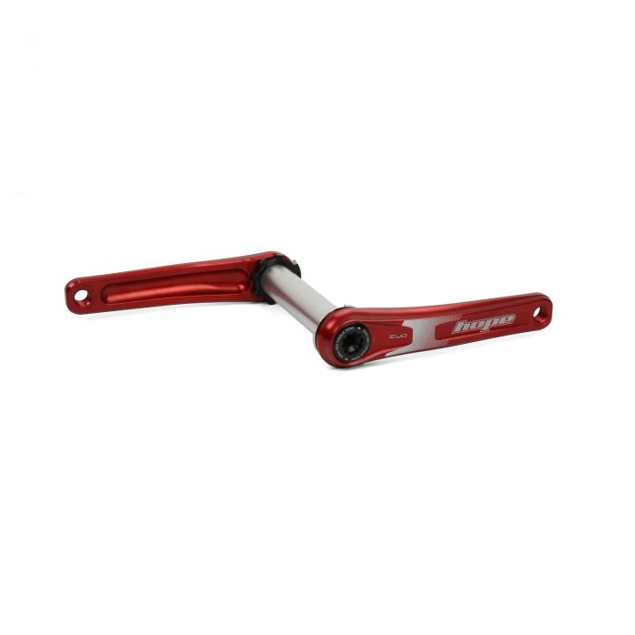 Hope Technology EVO Crankset - Spiderless - Red, 83mm, 175mm