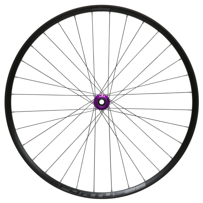 Image of Hope Technology Fortus 26W Pro5 Front Wheel - 110mm x 15mm Boost27.5 InchCentre LockPurple