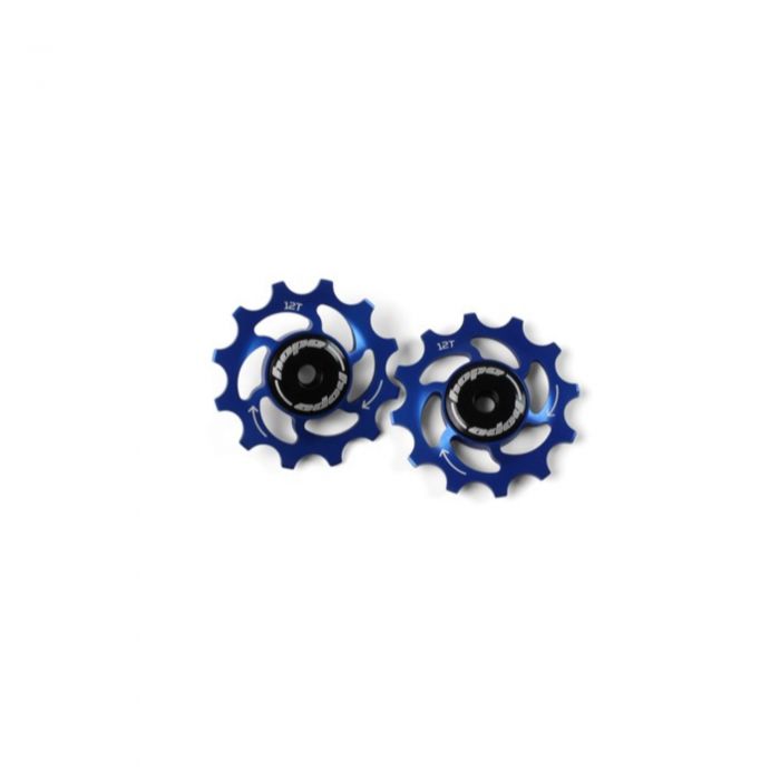 Image of Hope Technology 12 Tooth Jockey Wheels - Blue