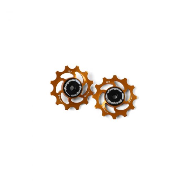 Image of Hope Technology 12 Tooth Jockey Wheels - Orange