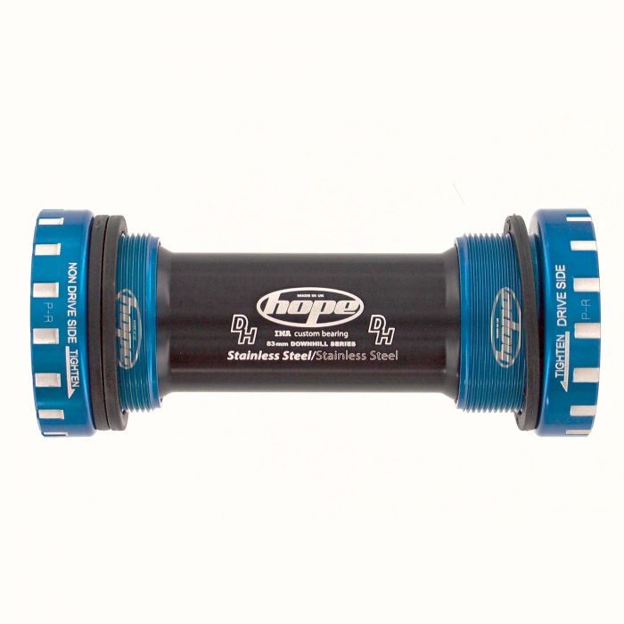 Image of Hope Technology Stainless Bottom Bracket Cups - 24mm Axle - 83mm Blue