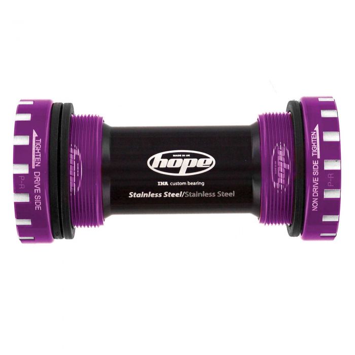 Tweeks Cycles Hope Technology Stainless Bottom Bracket Cups - 24mm Axle - 68/73mm Purple | Clearance section. 365 day returns, 0% finance & FREE delivery over £50