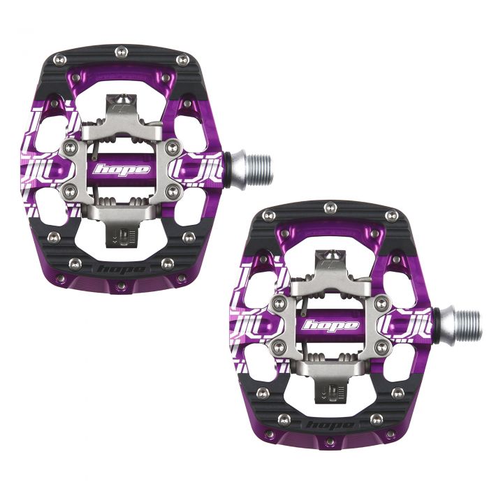 Image of Hope Technology Union Gravity Pedals - Purple