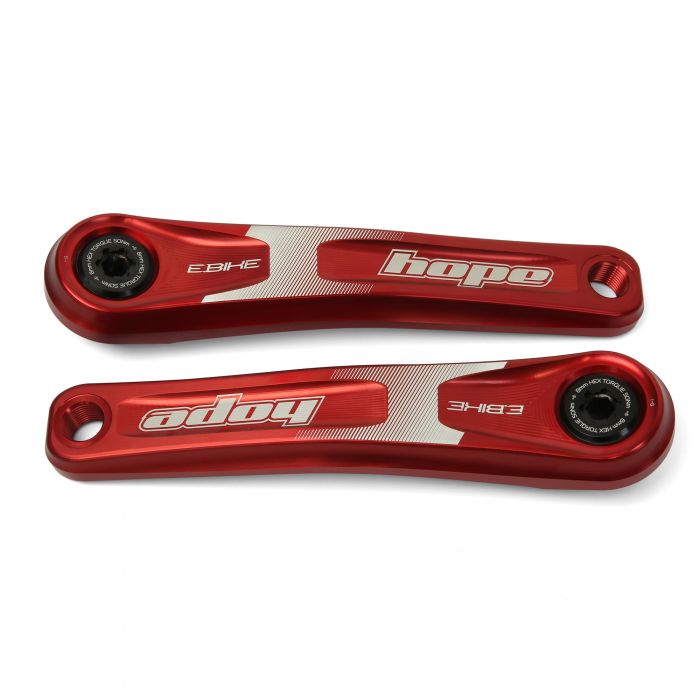 Image of Hope Technology E-Bike Crankset - Red