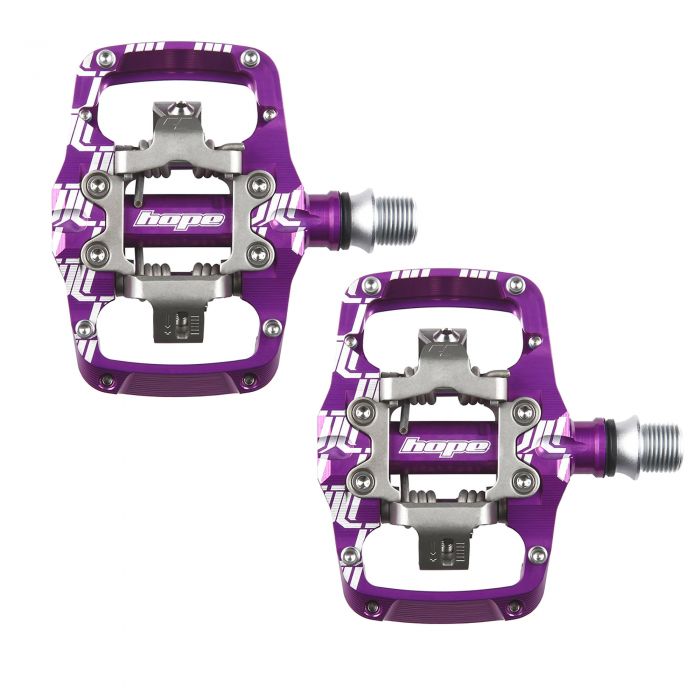 Image of Hope Technology Union Trail Pedals - Purple