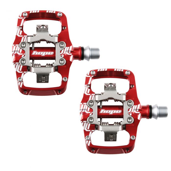 Image of Hope Technology Union Trail Pedals - Red