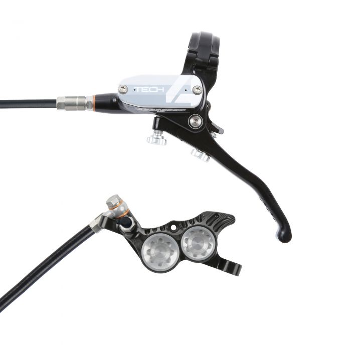 Hope Technology Tech 4 V4 Hydraulic Disc Brake - Black / SilverRear Left HandStandard Black