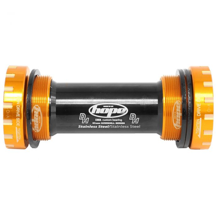 Image of Hope Technology Stainless Bottom Bracket Cups - 24mm Axle - 83mm Orange