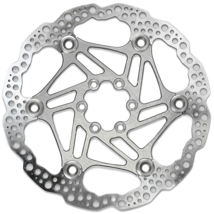 Image of Hope Technology Floating Rotor - Colour: Silver - Size: 180mm - Fitment: 6 Bolt