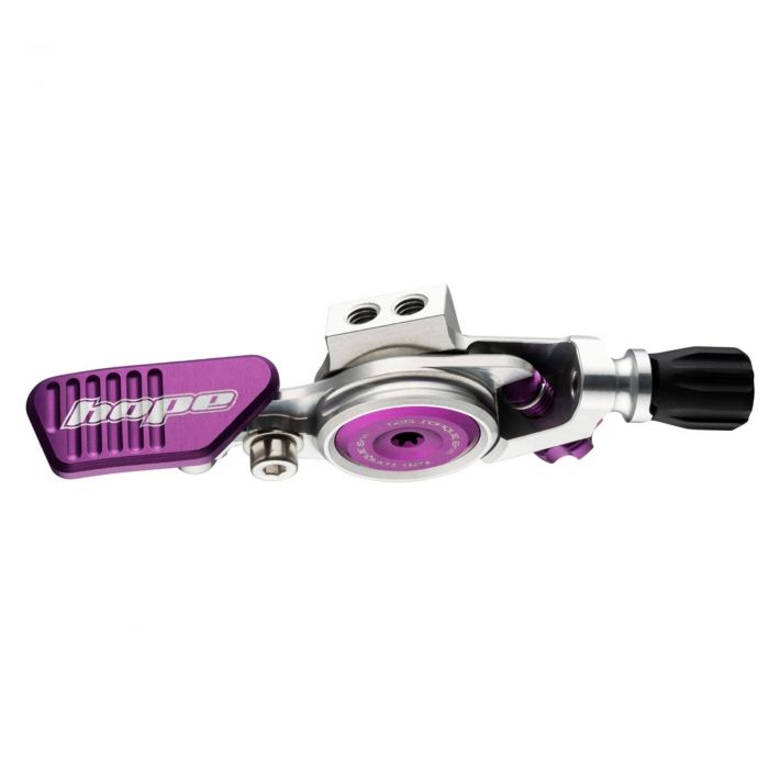 Image of Hope Technology Dropper Lever - Silver / Purple