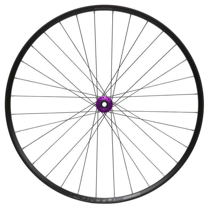 Image of Hope Technology Fortus 23W Pro5 Front Wheel - 110mm x 15mm Boost27.5 InchCentre LockPurple