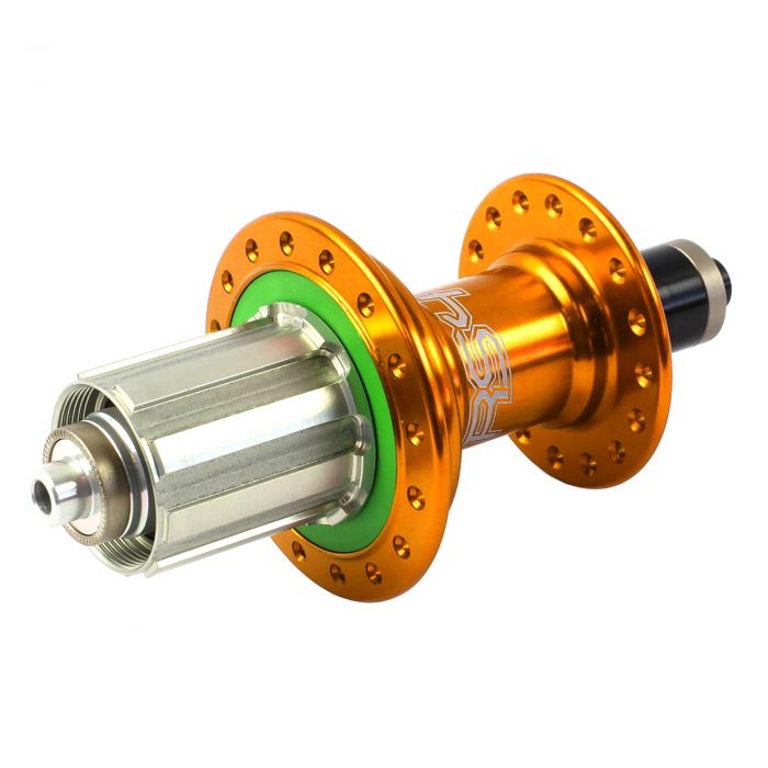 Hope Technology RS4 Road Rear Hub - Orange, 130mm, Standard - Aluminium (9/10/11), 32H