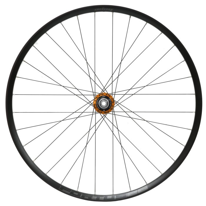 Image of Hope Technology Fortus 26W Pro5 Rear Wheel - 148x12mm Boost29 InchCentre LockMicro SplineOrange