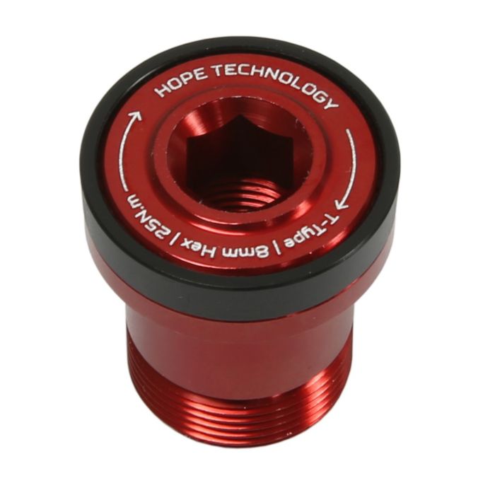 Image of Hope Technology Thru Axle Transmission Mech Hanger Bolt - Red