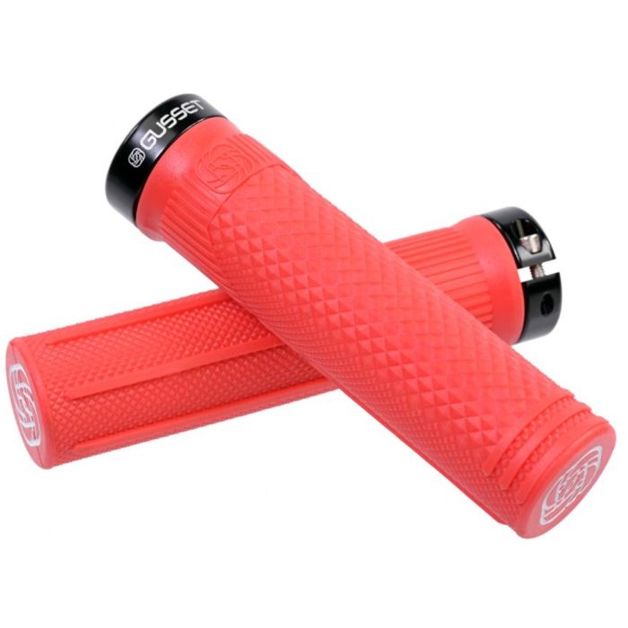 Image of Gusset S2 Lock-On Grips - Red