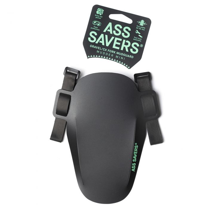 Tweeks Cycles Ass Savers Mudder Mini Front Mudguard - Black | Clearance section. 365 day returns, 0% finance & FREE delivery over £50