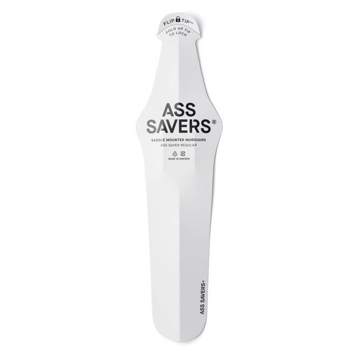 Tweeks Cycles Ass Savers Regular Rear Mudguard - White | Clearance section. 365 day returns, 0% finance & FREE delivery over £50