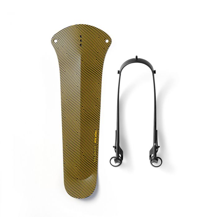 Tweeks Cycles Ass Savers Win Wing 2 Gravel Rear Mudguard - Golden Groove | Clearance section. 365 day returns, 0% finance & FREE delivery over £50