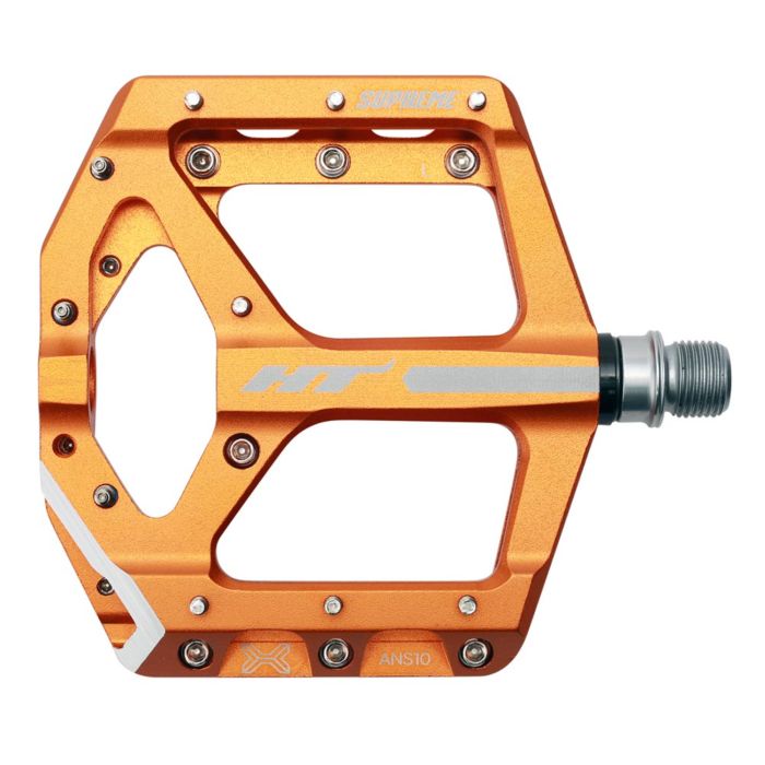 Tweeks Cycles HT Components ANS-10 Supreme Pedals - Orange | Clearance section. 365 day returns, 0% finance & FREE delivery over £50