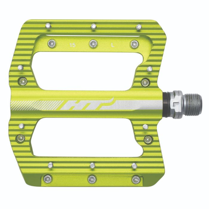 Tweeks Cycles HT Components ANS01 Pedals - Green | Clearance section. 365 day returns, 0% finance & FREE delivery over £50