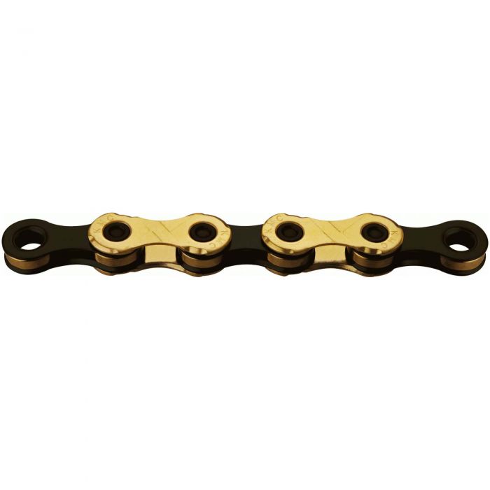 Tweeks Cycles KMC X12 12 Speed Chain - Ti-N Gold / Black | Clearance section. 365 day returns, 0% finance & FREE delivery over £50