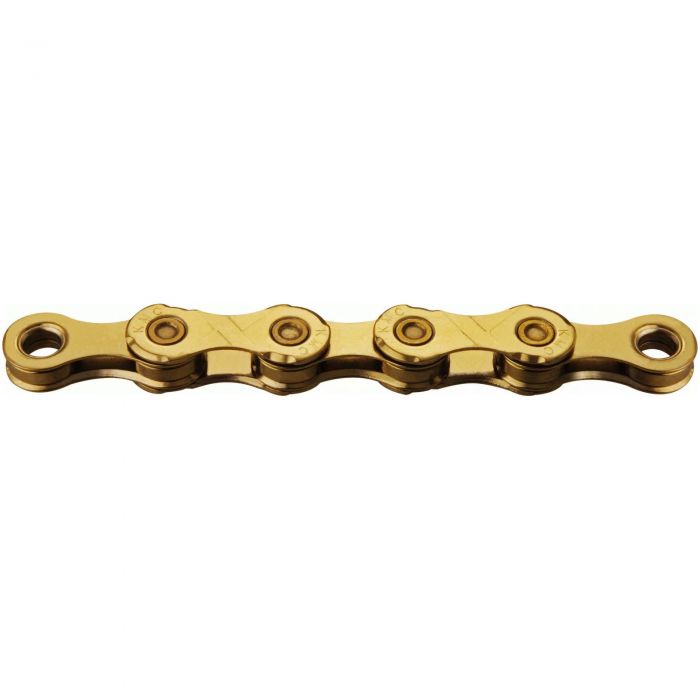 Tweeks Cycles KMC X12 12 Speed Chain - Ti-N Gold | Clearance section. 365 day returns, 0% finance & FREE delivery over £50