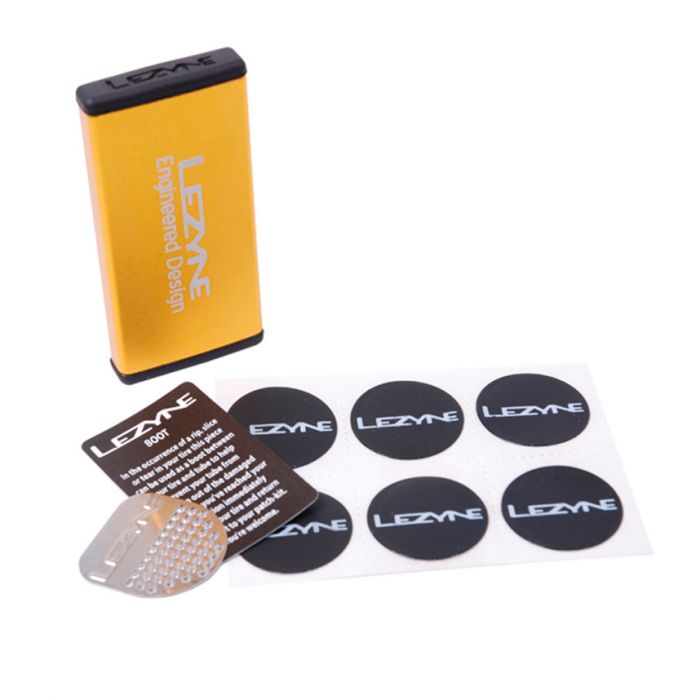 Image of Lezyne Metal Patch Kit - Gold
