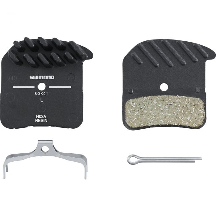 Image of Shimano H03A Resin Disc Brake Pads - With Cooling Fins