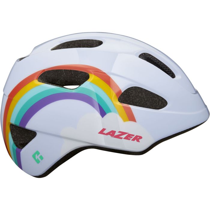 Tweeks Cycles Lazer NutZ KinetiCore Kids Helmet - Rainbow | Clearance section. 365 day returns, 0% finance & FREE delivery over £50