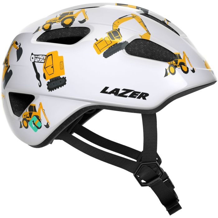 Tweeks Cycles Lazer NutZ KinetiCore Kids Helmet - Diggers | Clearance section. 365 day returns, 0% finance & FREE delivery over £50