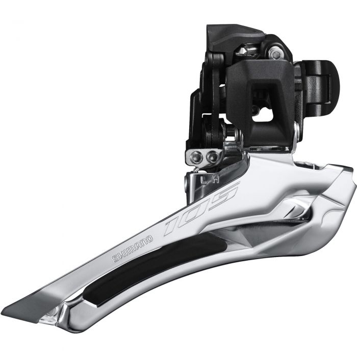 Image of Shimano FD-R7100 105 Double 12-Speed Front Derailleur - Clamp 28.6mm / 31.8mm