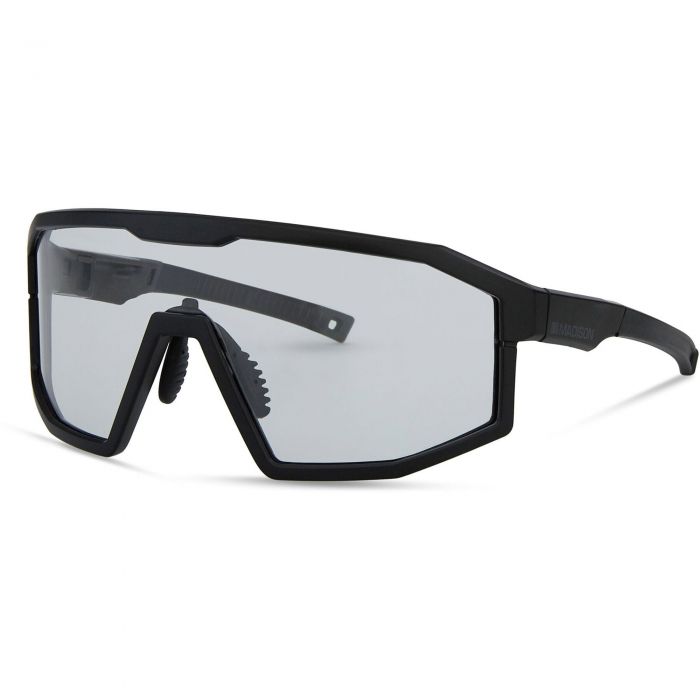 Image of Madison Enigma Sunglasses - Black Frame / Clear Lens