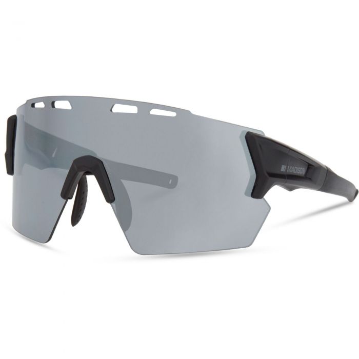 Image of Madison Stealth II Sunglasses - Matt Black Frame / Silver Mirror Lens