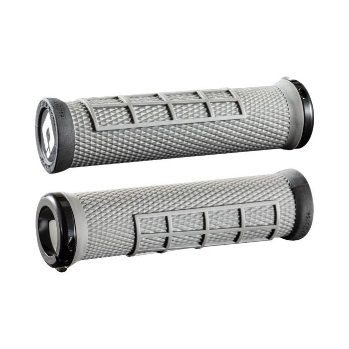 Image of ODI Elite Flow Lock-On Grips - Graphite