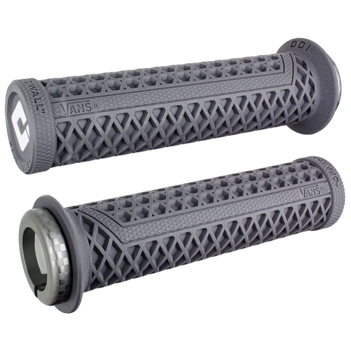 Tweeks Cycles ODI Vans V2.1 Lock-On Grips - Graphite | Clearance section. 365 day returns, 0% finance & FREE delivery over £50