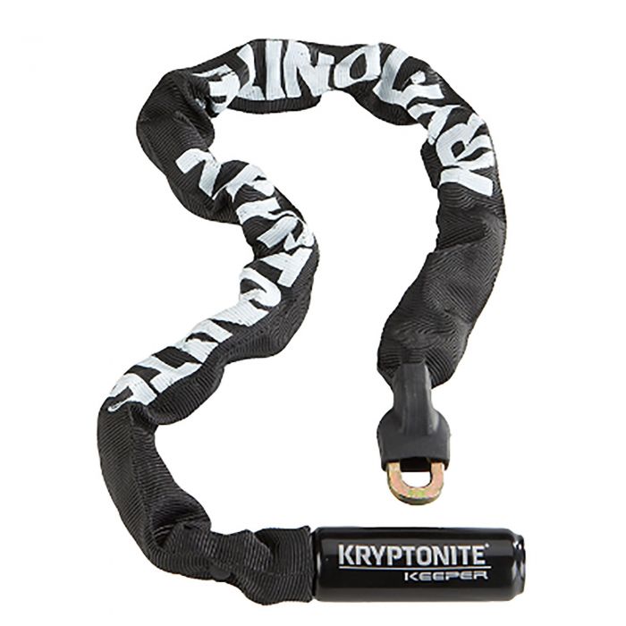 Image of Kryptonite Keeper 785 Integrated Chain Bike Lock - Black White